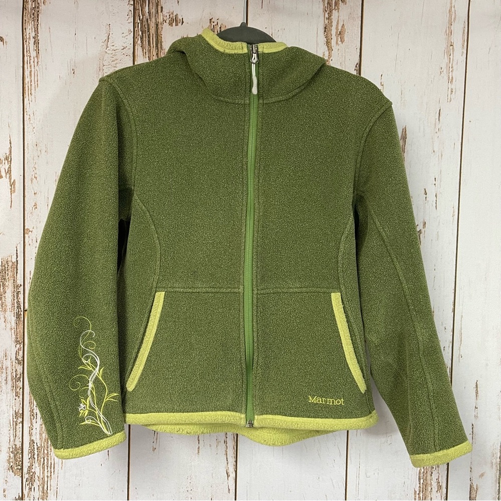 Marmot Green Fleece Jacket